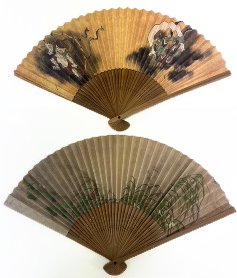 写真：景品の扇子（その１）