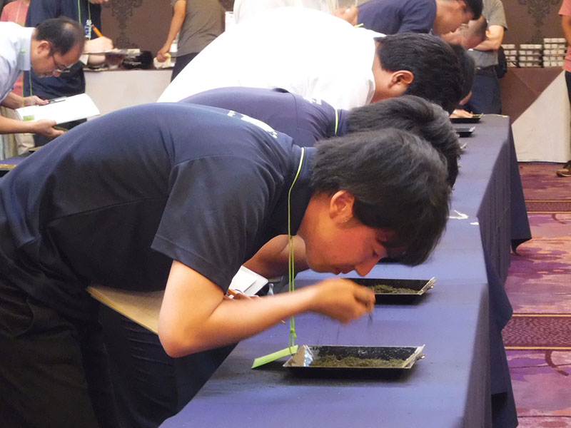 写真：第三審査の他団の選手の様子