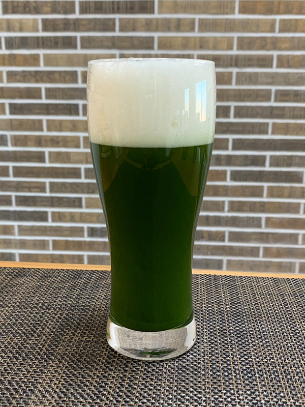 写真：抹茶ビール完成