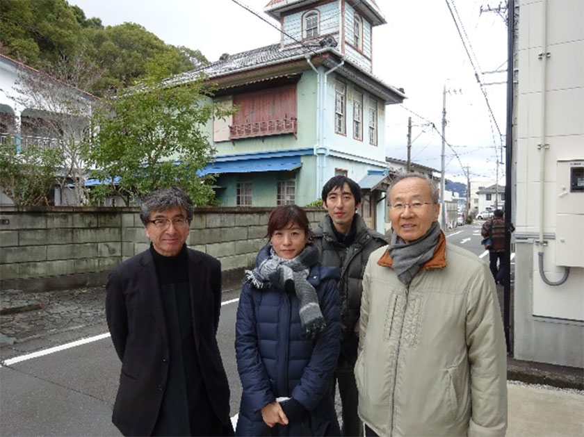 写真：見学に行ったメンバー